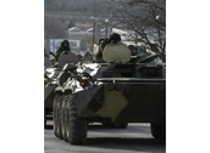 Carri armati di Kiev in azione